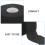 Zwarte Wegwerp Nekstrips Papier Comfortabel 6