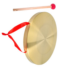 instrumento de gong chino fuerte de cobre portátil para advertencia