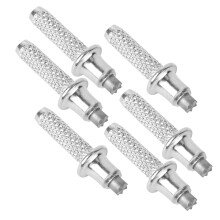 6 uds. accesorios para alpenstock con punta de acero carbono reemplazable