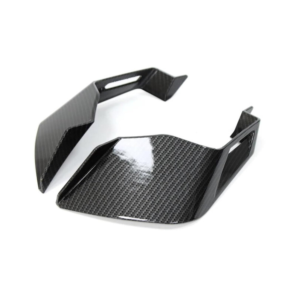 Aerodynamic Wing Universal Downforce Racing Spoiler Aero Winglets Carbon Fiber Motorcycle Spoiler For Yamaha Yzf R1 9354506778590
