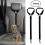 Strong Dog Lead with Comfortable Padded Handle for Dogs, 2pcs, Black 6