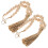 2 Stück Handstrick Gardinenband Mit Holzperlen 8