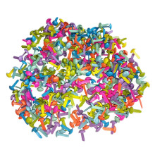 500Ud Mini Clavos Doble Pata Multicolor Para Decoraciones Y Bricolaje