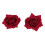 stoffen haarspeld kunstbloem bruids haaraccessoire feest 2