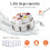 Yogurt Machine 1.26L Reusable 180ML Glass Jars, 7-Pack, Constant Temperature, One-Click Start, Automatic Yogurt Maker 3