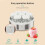 Yogurt Machine 1.26L Reusable 180ML Glass Jars, 7-Pack, Constant Temperature, One-Click Start, Automatic Yogurt Maker 2