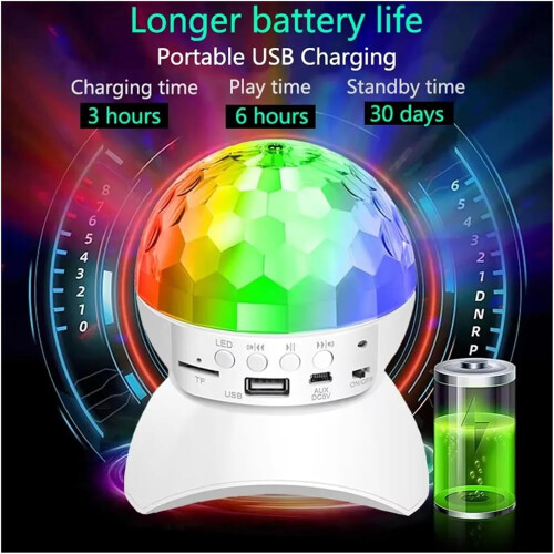 LED Stage Light Rotating Ball Stroboscopic White Strobe Effect For Stage Lighting 2