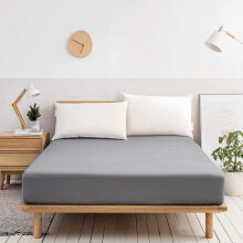 (Charcoal, Super King) 40cm Extra Deep Fitted Sheet 100% Soft Egyptian Cotton Bed Sheets Single Double Super King Size