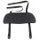 PU Leather Adjustable Hanging Armrest For Massage Table Black Universal Armrest Accessory 1