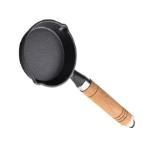 Non Stick Mini Omelet Pan Cast Iron Skillet For Breakfast Cooking Even Heat Distribution Easy Clean Eggs Pancakes