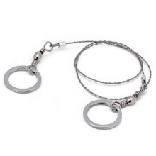 bolsillo acero inoxidable 360 giratorio con cadena madera plata