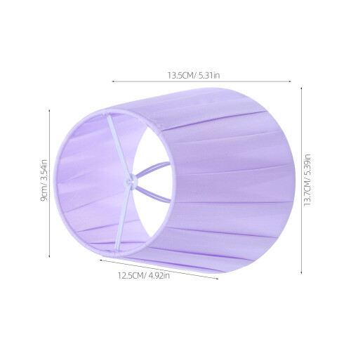 1Pc Elegant Purple Lampshade Multi-Purpose Light Accessory 1