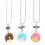 collane ciambella 3 pezzi gioielli bambini regalo amicizia 9