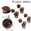 Cupboard Sliding Door Rollers and Guides Set 4/8 Pair Nylon Wardrobe Runner Wheels Replacement Hardware Easy Install 5