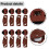 Cupboard Sliding Door Rollers and Guides Set 4/8 Pair Nylon Wardrobe Runner Wheels Replacement Hardware Easy Install 3