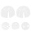 2Pcs Compact White Plastic Baseball Hat Support Stand for Caps 3