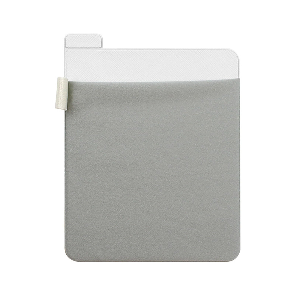 Portable Hard Drive Sleeve For Laptop With Reusable Adhesive Stick-On External Drive Carrying Case Travel Pouch Gray 9393856791088