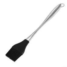 BBQ Oil Brush Stainless Steel Hollow Handle Comfortable Grip Grill Marinade Tool