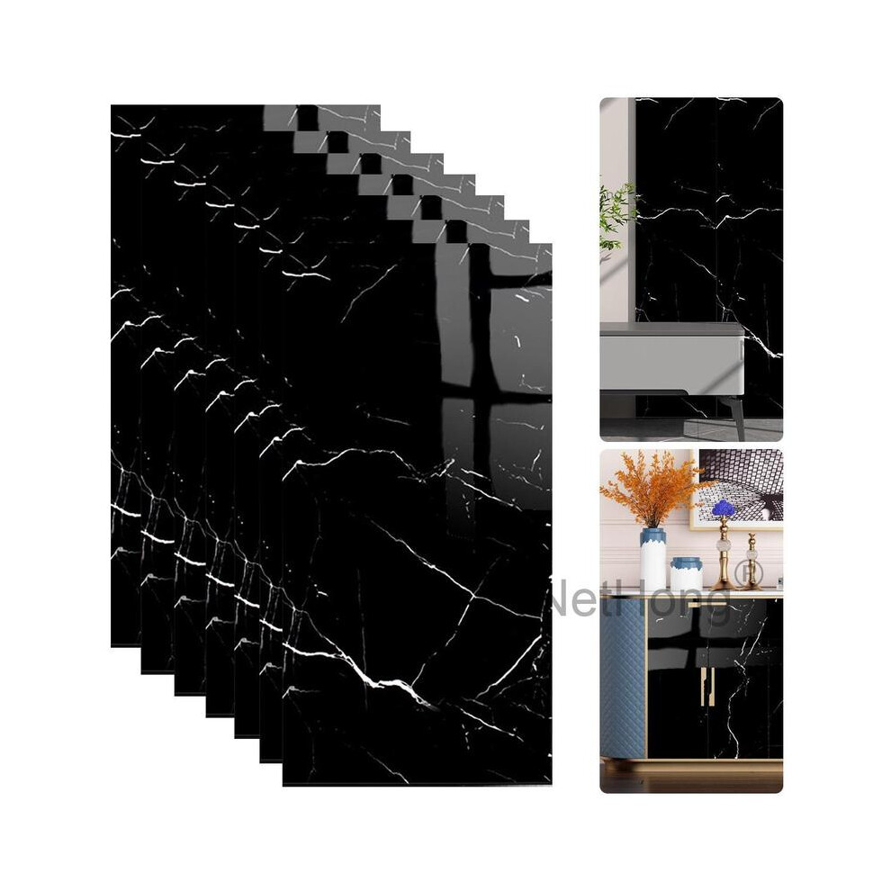 (F) 10 Packs Self-Adhesive Marble Pvc Cladding Wall Panels For Kitchen Bathroom Adhesive Wall Tiles Peel Stick Wallpaper 3D Wall Stickers 5021832417915