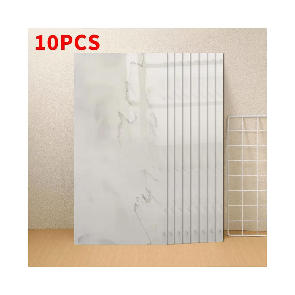 (K) 10 Packs Self-Adhesive Marble Pvc Cladding Wall Panels For Kitchen Bathroom Adhesive Wall Tiles Peel Stick Wallpaper 3D Wall Stickers 5021832417960