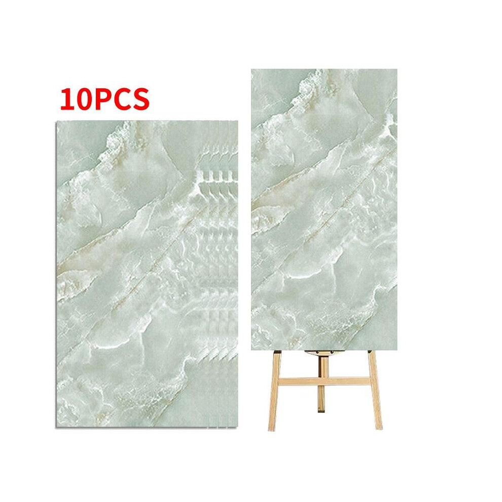 (B) 10 Packs Self-Adhesive Marble Pvc Cladding Wall Panels For Kitchen Bathroom Adhesive Wall Tiles Peel Stick Wallpaper 3D Wall Stickers 5021832417878