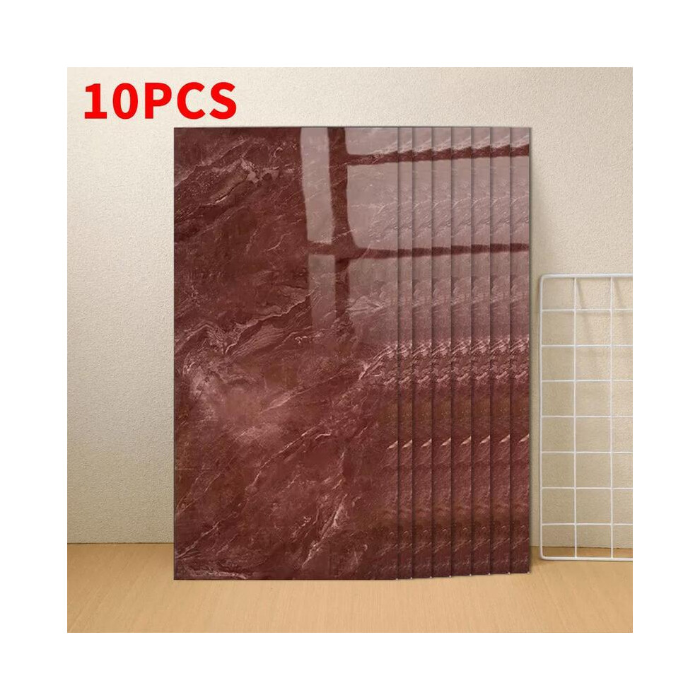 (I) 10 Packs Self-Adhesive Marble Pvc Cladding Wall Panels For Kitchen Bathroom Adhesive Wall Tiles Peel Stick Wallpaper 3D Wall Stickers 5021832417946
