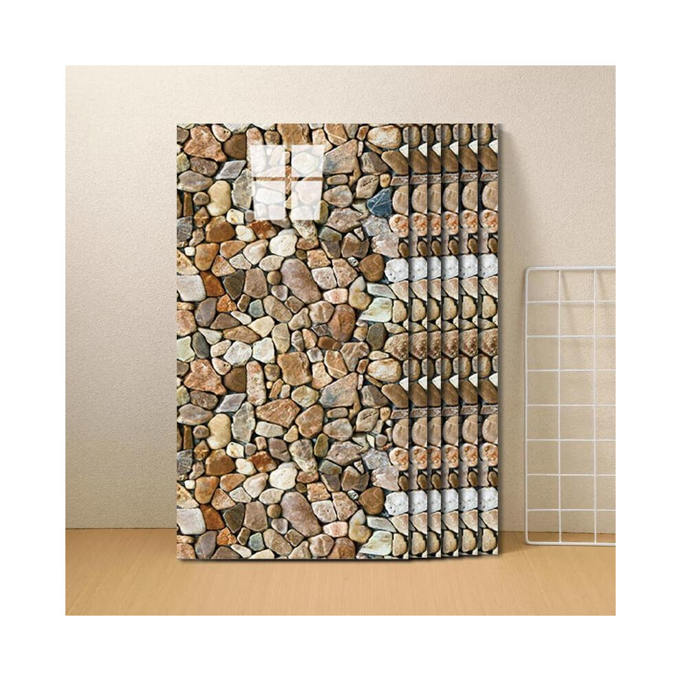 (E) 10 Packs Self-Adhesive Marble Pvc Cladding Wall Panels For Kitchen Bathroom Adhesive Wall Tiles Peel Stick Wallpaper 3D Wall Stickers 5021832417908