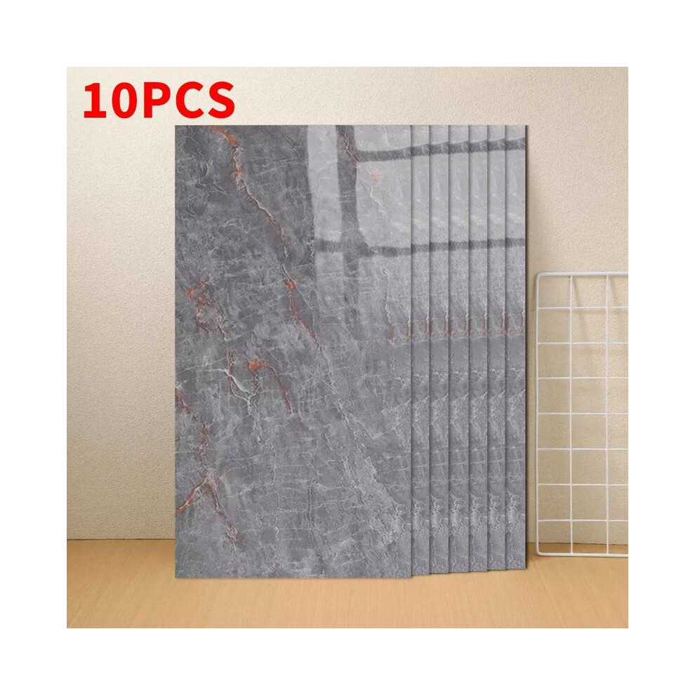 (O) 10 Packs Self-Adhesive Marble Pvc Cladding Wall Panels For Kitchen Bathroom Adhesive Wall Tiles Peel Stick Wallpaper 3D Wall Stickers 5021832418004