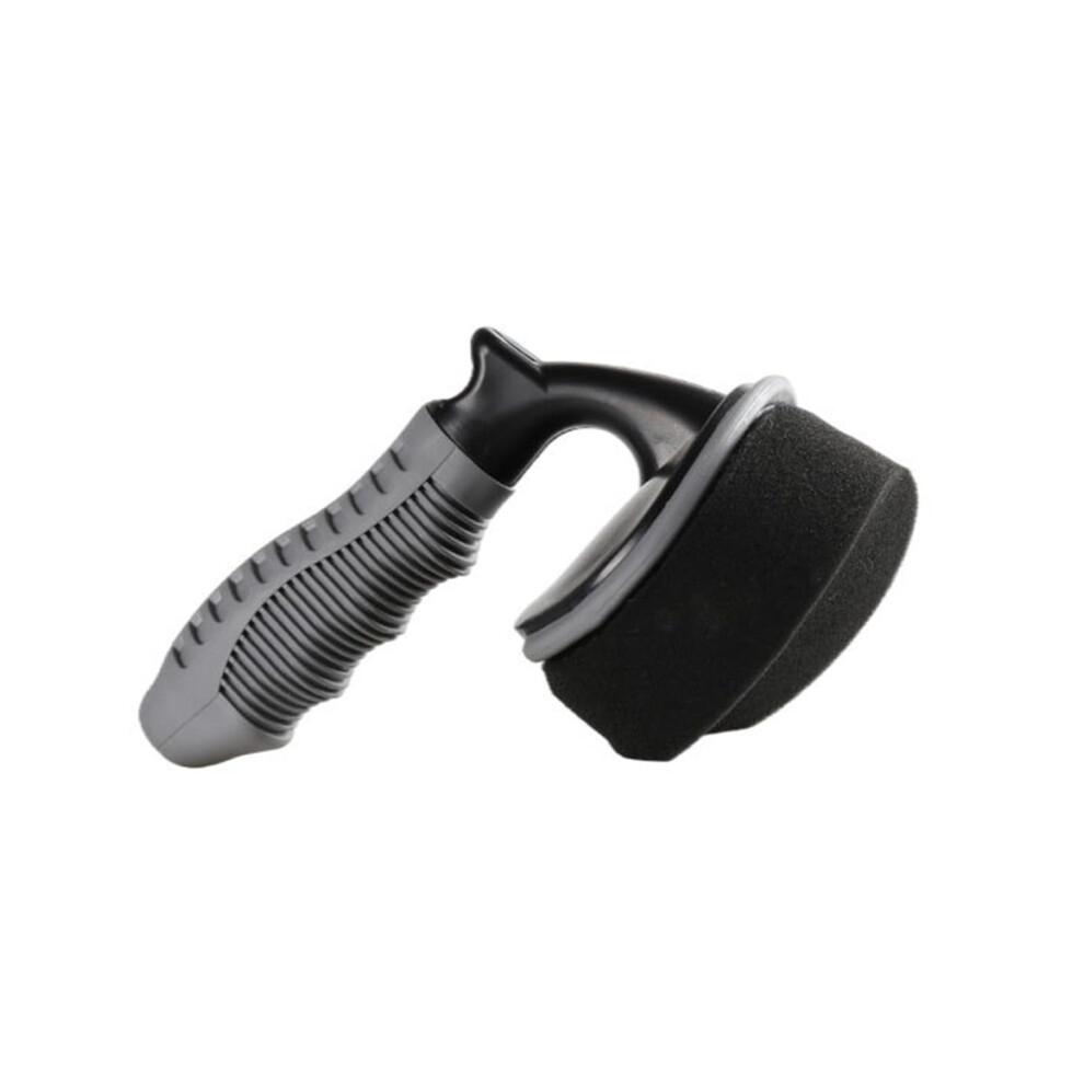 Auto Tyre Polishing Brush Sponge Universal Fit Car Tyre Sponge Reusable Tyre Brush With Handle 9084446972375