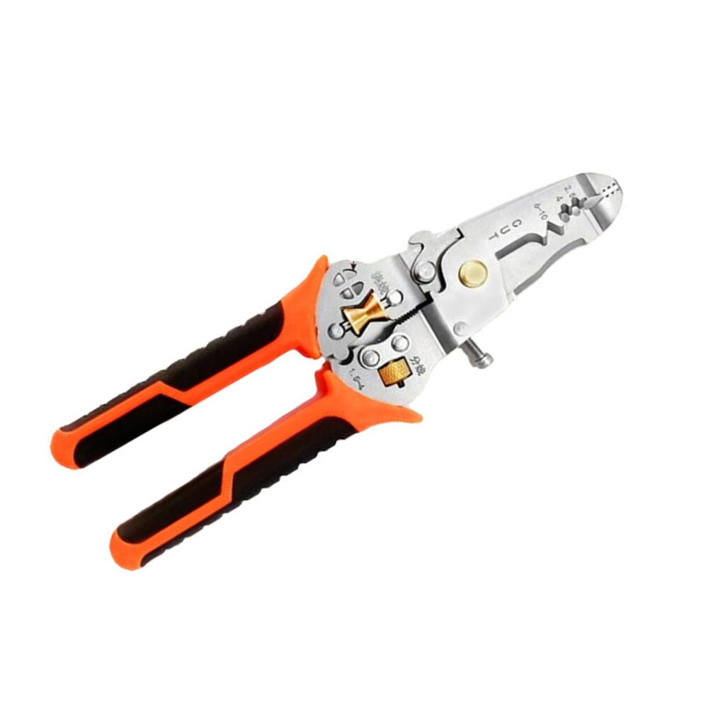 Heavy Duty Multipurpose Wire Cutter Stripper Tool With 10 Functions Ergonomic Handle For Secure Grip Industrial Strength 9084446972412