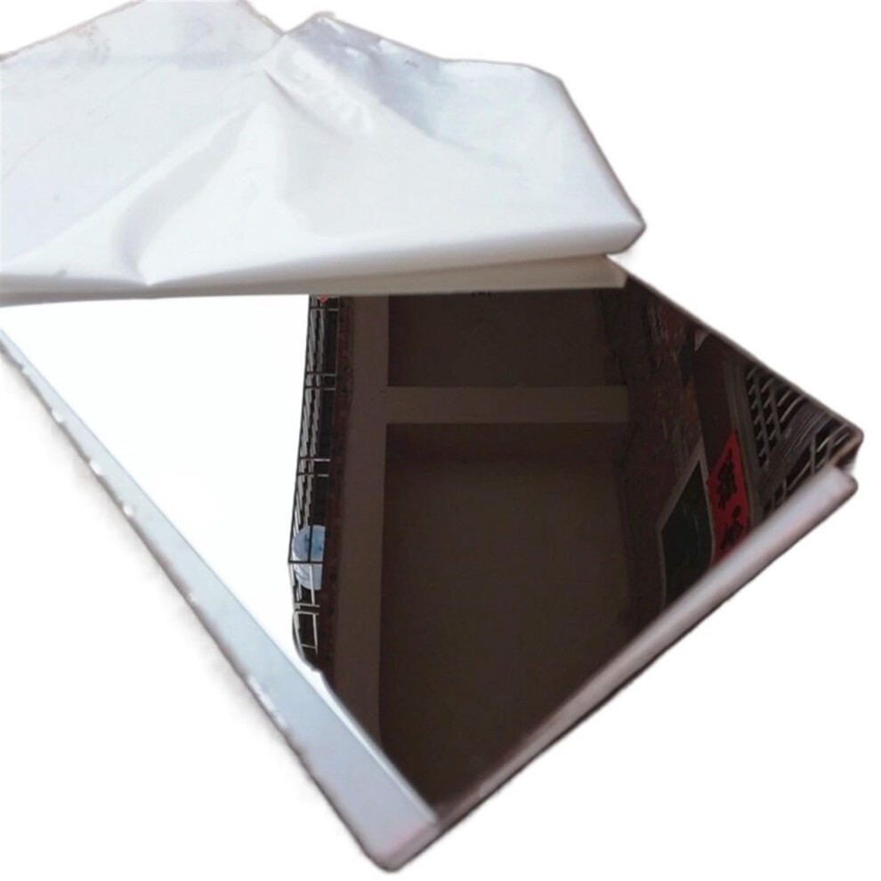 8K Surface Mirror Finish 304 Stainless Steel Sheets 2-Piece Pack 0.6-2.0Mm With Protective Film 2X100x100mm 9084446972498