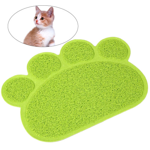 -glijdende kattenbakmat pootvorm 30x40 cm