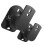 coppia supporti parete per altoparlanti surround, nero 4