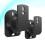 coppia supporti parete per altoparlanti surround, nero 8