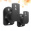 coppia supporti parete per altoparlanti surround, nero 6