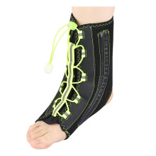 Drawstring Ankle Brace Foot Sleeve With Metal Inserts For Football Basketball Running Tennis Outdoor