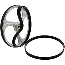 Band Saw Rubber Tire, 2 Pieces, Woodworking Spare Parts, 8-Inch, Compatible With 8-Inch Band Saws