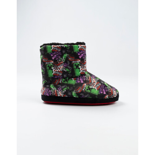 Minecraft (3 UK Child) Minecraft Slipper Boots (Boys Multicoloured) 2