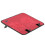 14 inch laptop koelmat met 5v usb ventilator van rood metaal 1