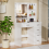 Small Dresser With LED Lights Mirror & 5 Drawers 3