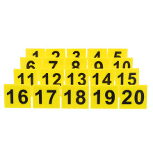 20 pz marker numerati in acrilico riutilizzabili da 1 a 20 per tavoli