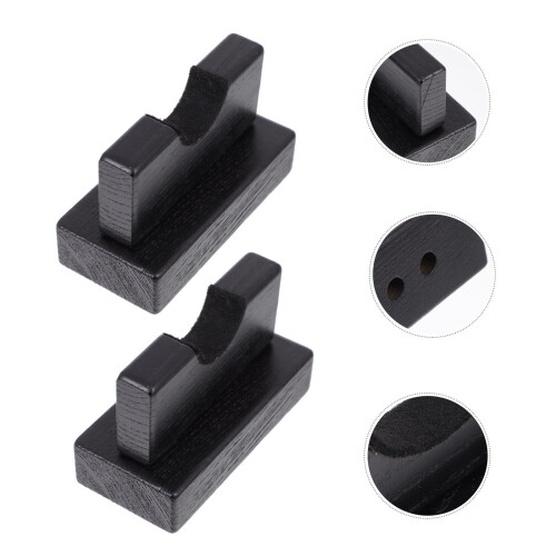 2 pezzi portabattuta baseball, supporti espositore casa (nero) 1