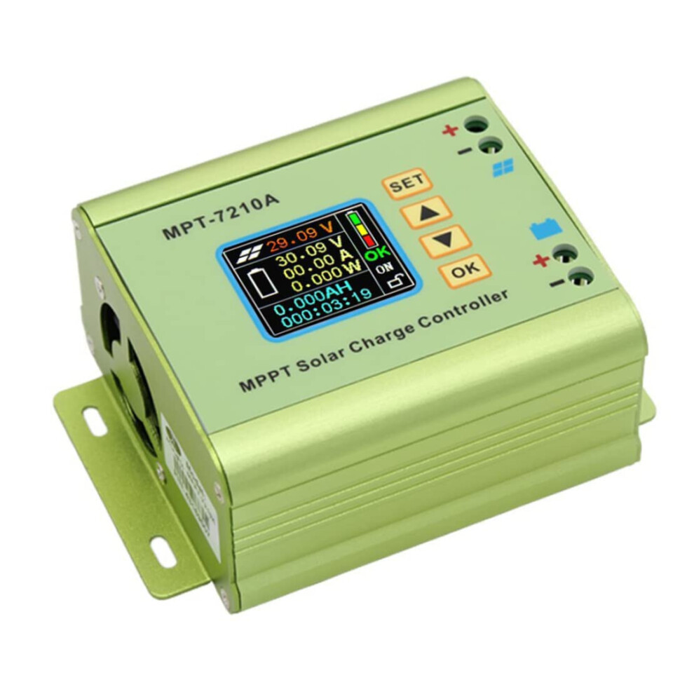 Mppt Solar Charge Controller Mpt-7210A Lcd Display 24V 36V 48V 60V 72V 10A Adjustable For Lithium Battery 9354506781132