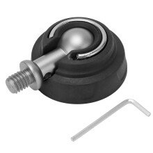 3/8 Zoll Stativfußpolster, Gummi, Edelstahl,