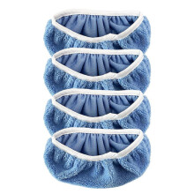 (Blue, 4 Counts) Refillable Wet Pads for Sweeper Mop, 4 Counts Household Cleaning Cloth without Mop, Dry Sweeping Cloth, Cleaning Supplies for Home Floor,
