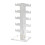 Witte Glazenhouder Plastic Organizer Voor Winkelgebruik 2