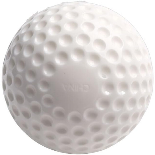 Dimpled Baseballs PU Material 9-Inch Yellow Practice Ball For Hitting Drills 1