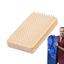 SKI Snowboard Waxing Brush Horsehair Unisex Ski And Snowboard Waxing Tool With Scraper Polishing