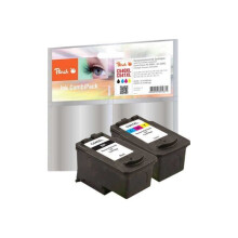 Pack de 2 cartouches d'encre Peach Spar Pack taille XL noir pour Canon PIXMA - Cyan, Magenta, Jaune
