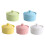 5-teiliges Keramik-Soufflé-Set mit Deckel, bunt sortiert 1
